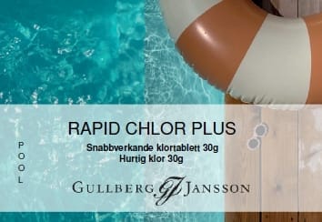 Hurtigvirkende klortablet på 30g, 1kg