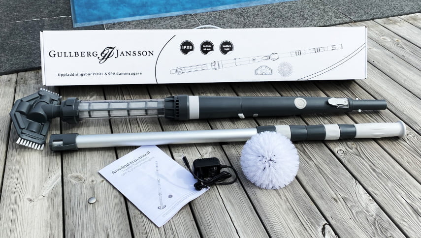 pooldammsugare paket innehåll
