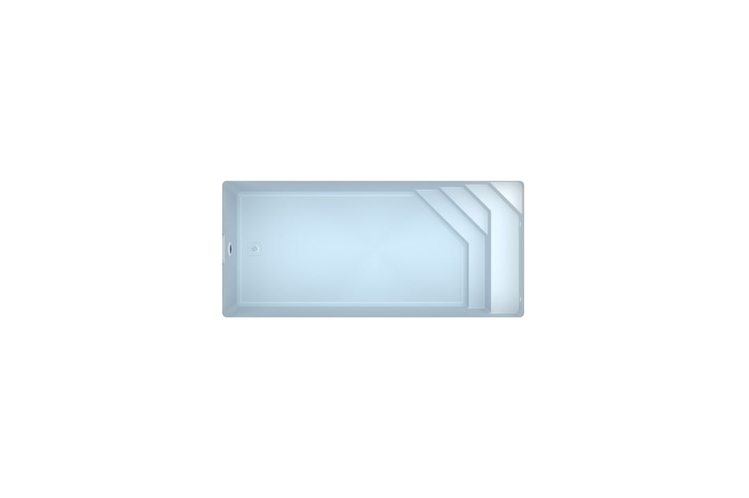 Glasfiberpool Familie