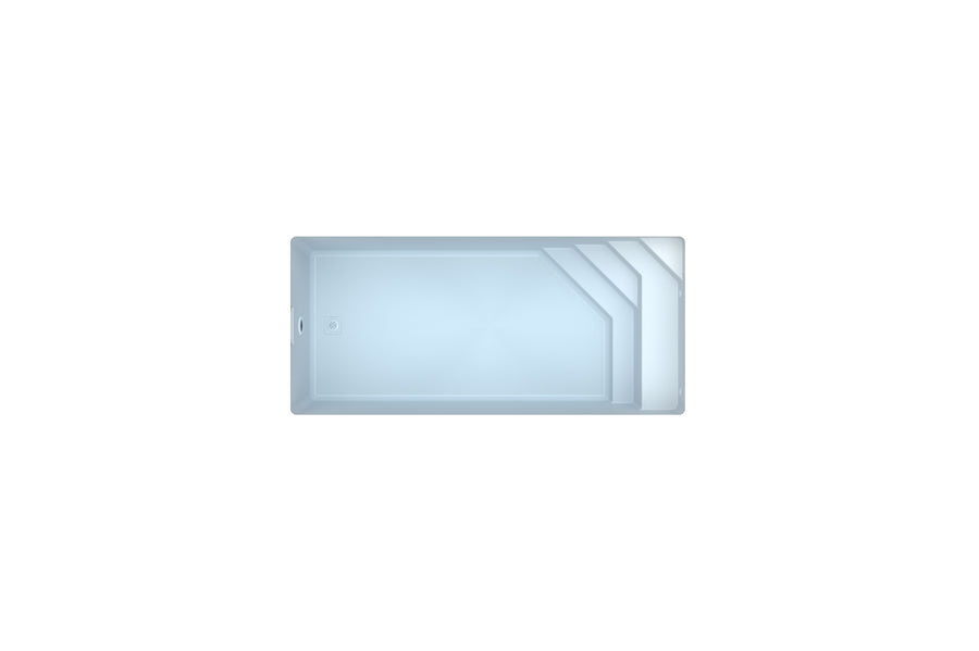 Glasfiberpool Familie