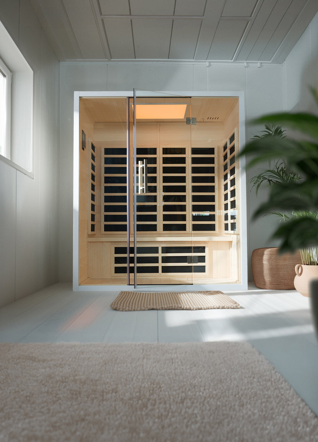 Infrarød sauna til 3 personer - Nordic Relax 3P Carbon