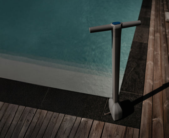Iscoot vid pool