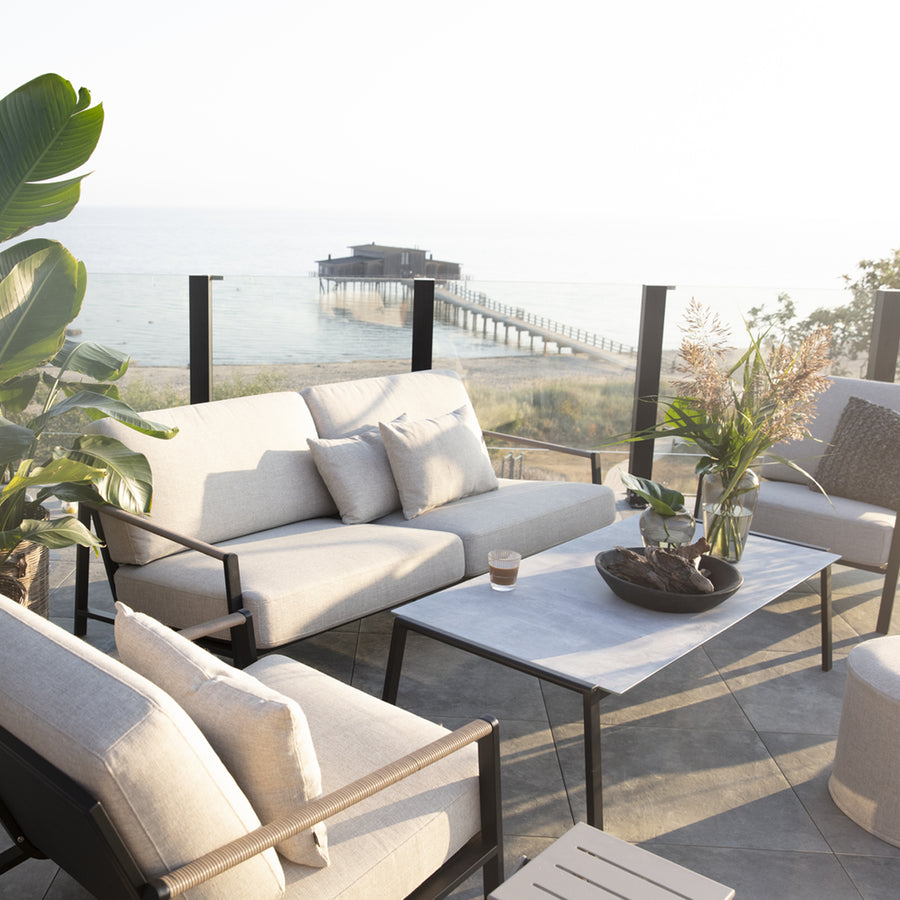 Lyra 2,5-personers sofa Sort/Sand