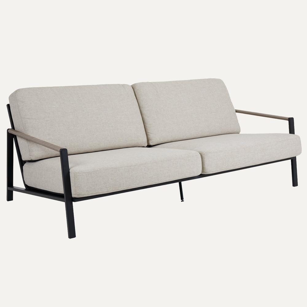 Lyra 2,5-sits soffa Svart/Sand