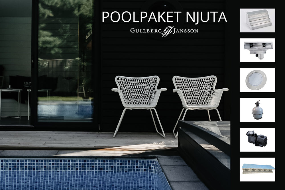 Poolpaket Njuta med produktvisning